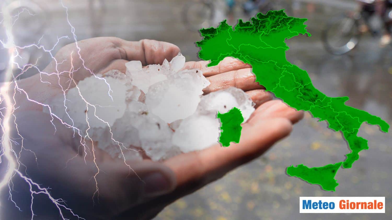 Meteo: Grandine e Temporali in questi due giorni, poi il CALDO