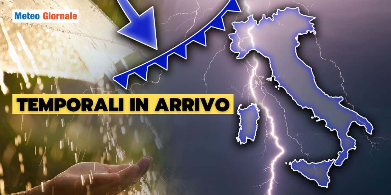 MALTEMPO temporali prossime ore meteo 2805