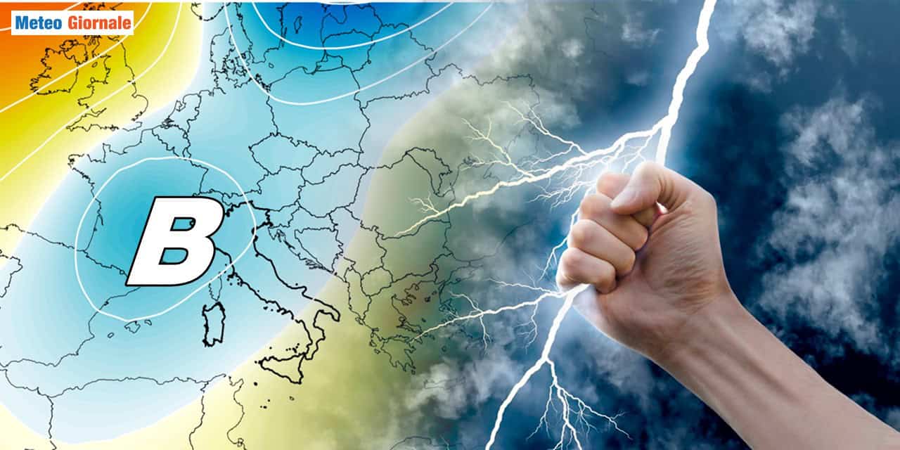 Meteo peggioramento temporali 0105