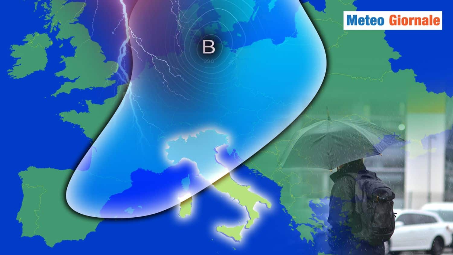 Meteo, ARIA POLARE in arrivo: crollo Termico, GRANDINATE e Temporali dal 5 all’8 Maggio