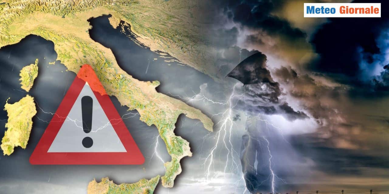 Circolazione ciclonica comporterà meteo avverso