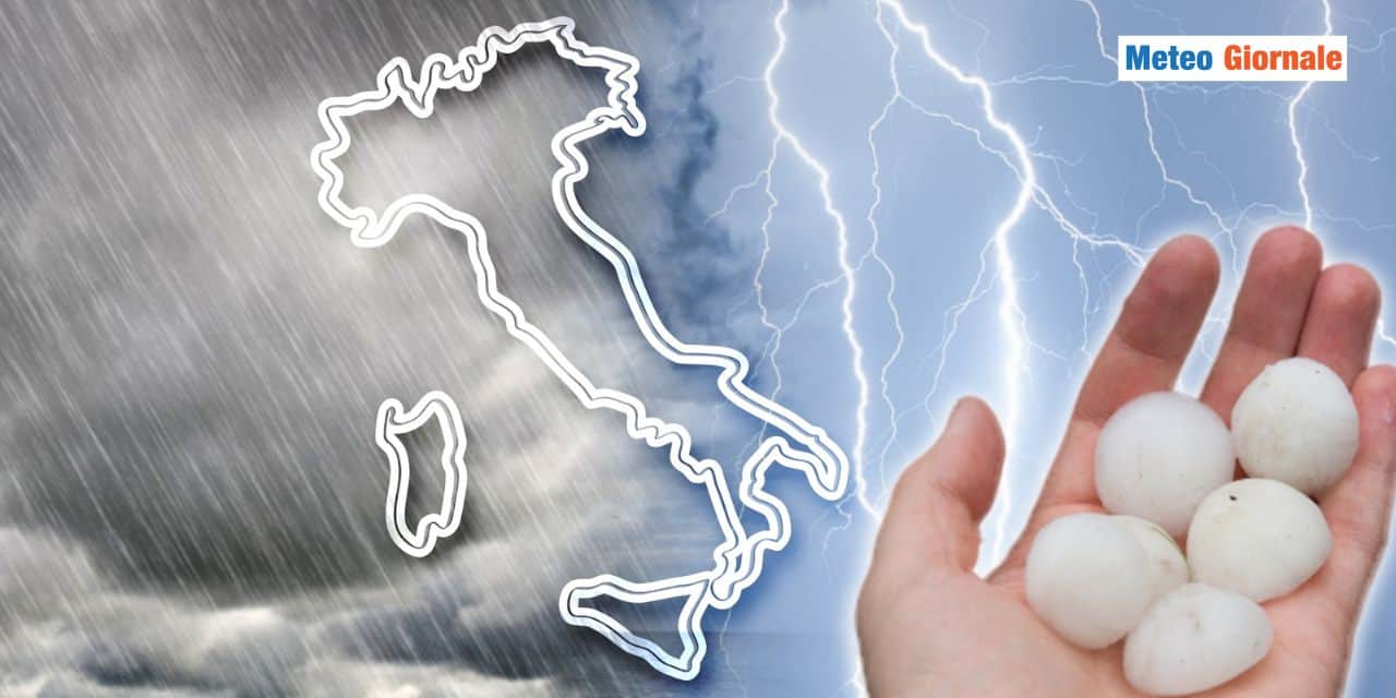 Meteo: dopo il caldo ecco il break pieno di temporali