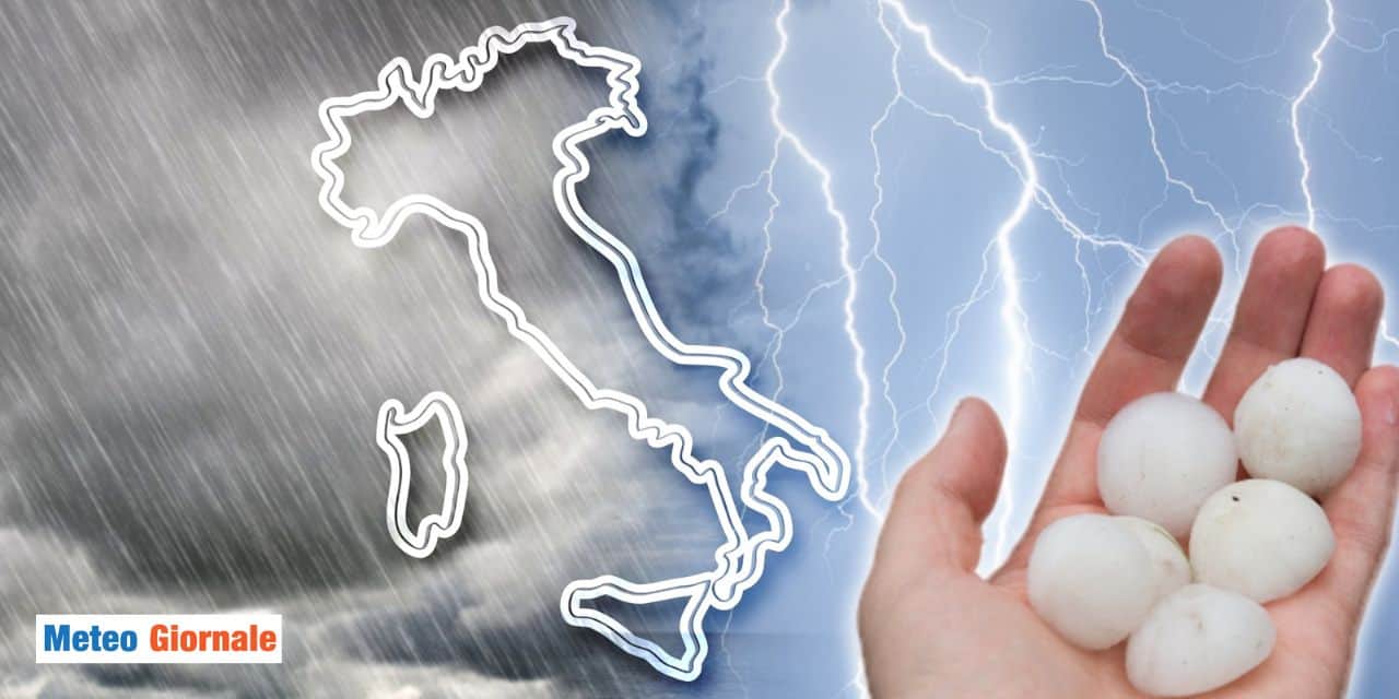Meteo: maltempo shock dal 20 Maggio su queste regioni