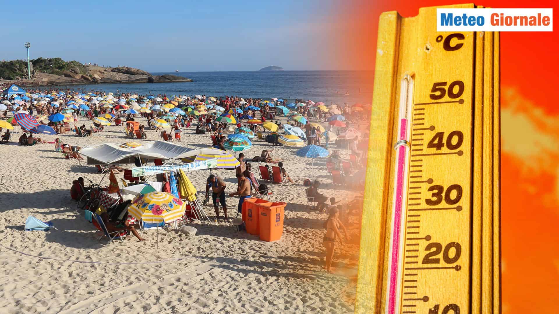 Lunga fase di CALDO intenso, anche troppo. Meteo da piena ESTATE