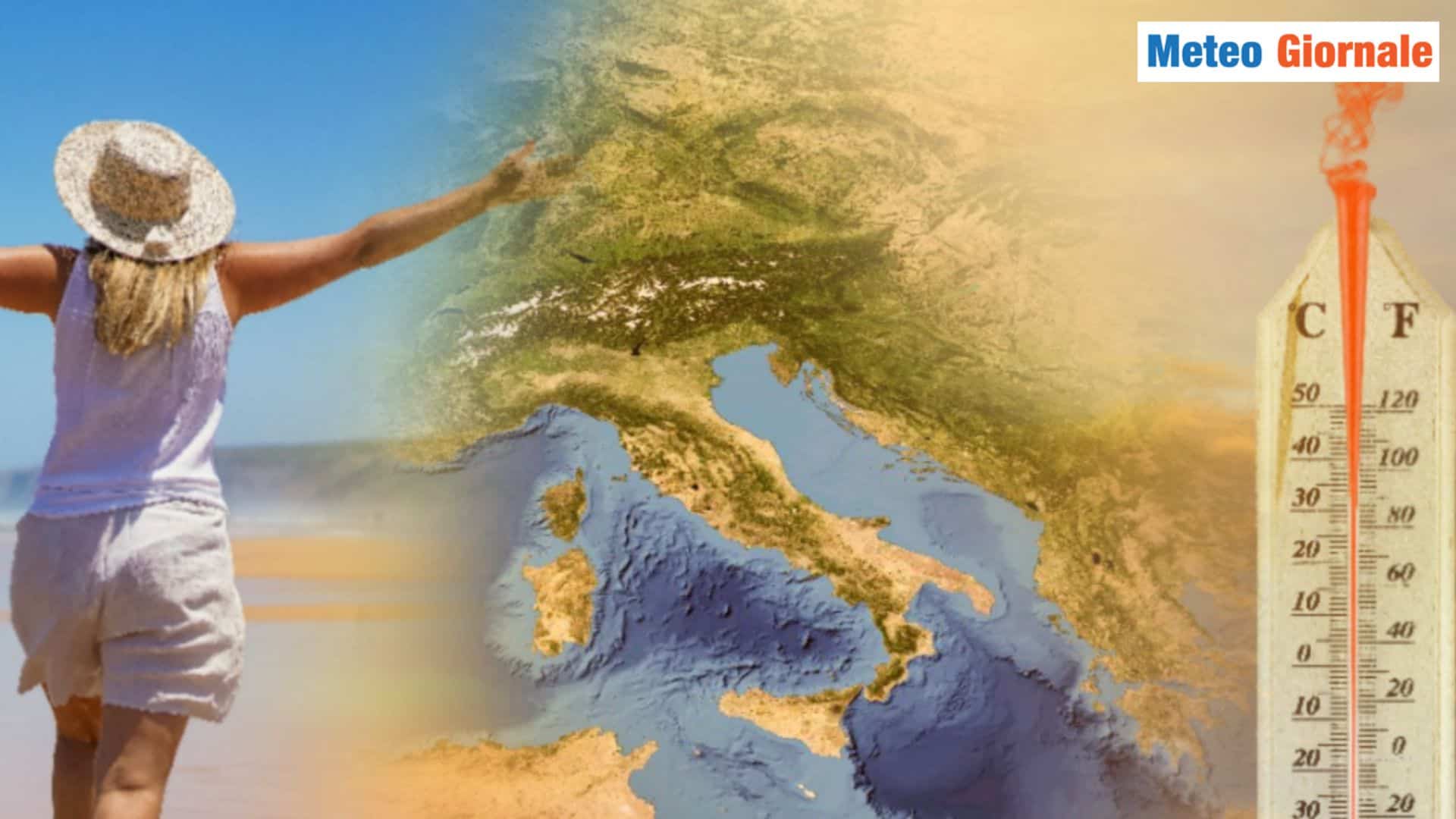 Meteo: ondata di CALDO africano in arrivo, l’ESTATE nel vivo