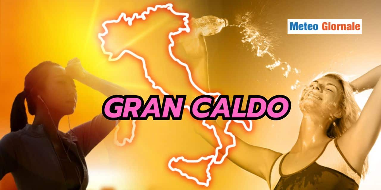 90 giorni di gran caldo, meteo implacabile, ora si comincia