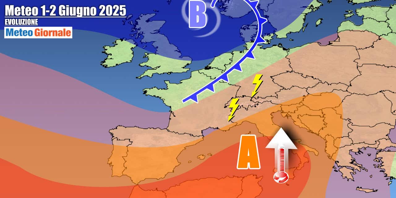 Meteo 7 Giorni: weekend 2 Giugno col primo vero caldo, occhio ai temporali