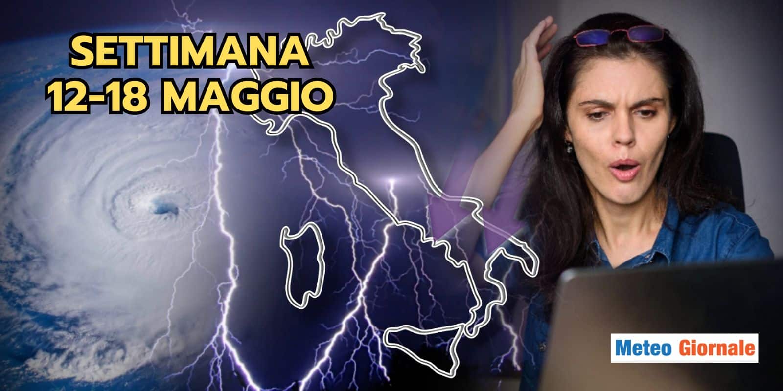 Meteo Italia: settimana turbolenta, dai temporali al CICLONE MEDITERRANEO