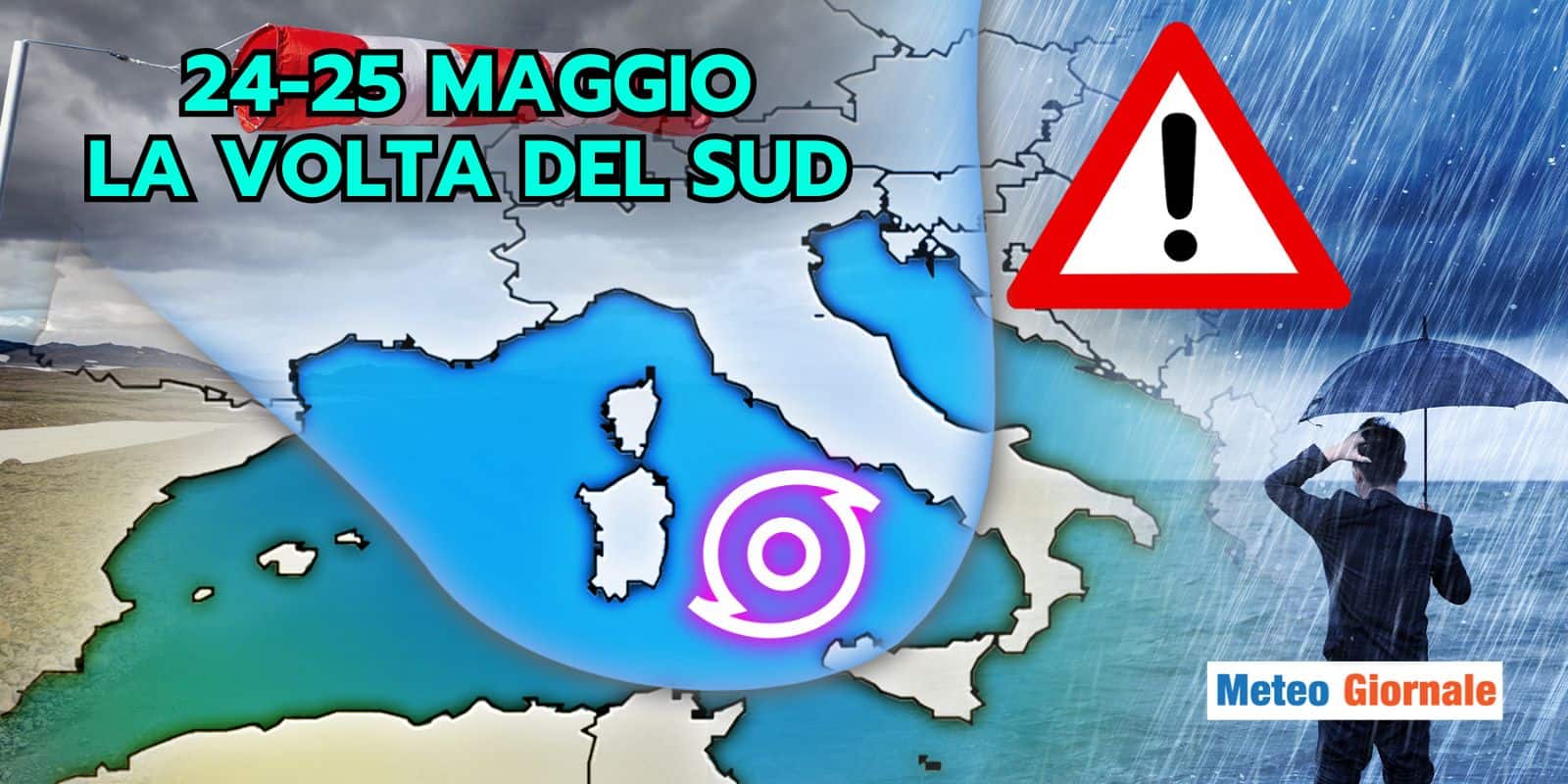Meteo: tre perturbazioni in una settimana, rischia grosso anche il SUD