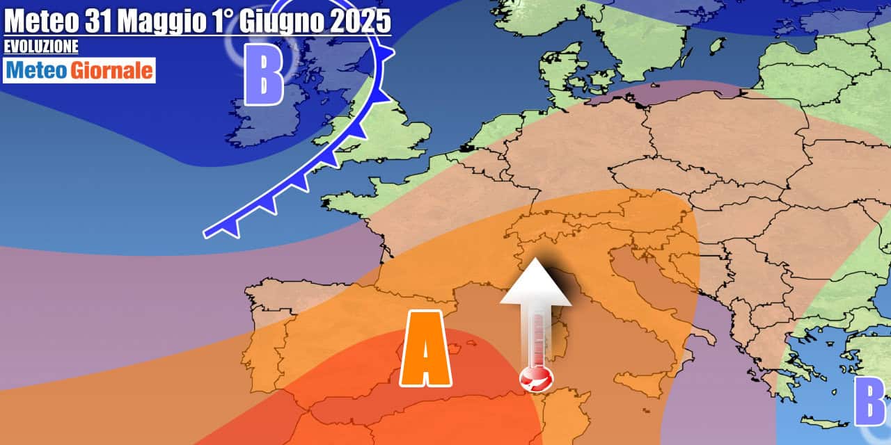 Meteo 7 Giorni: Anticiclone Africano sale in cattedra, caldo in arrivo