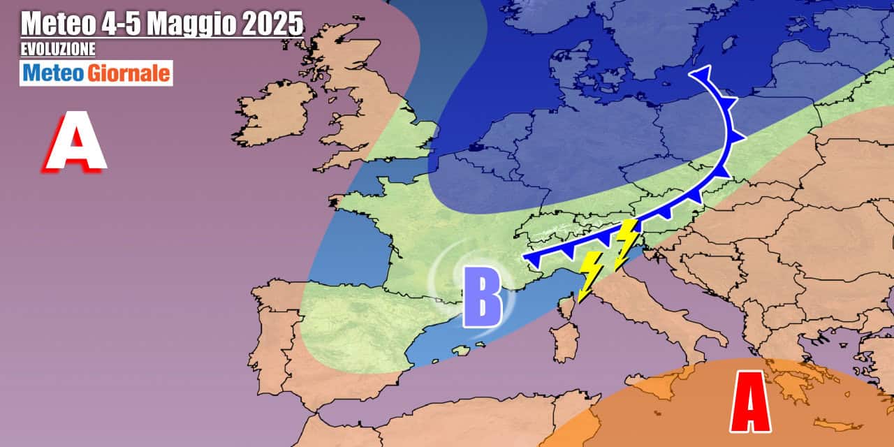 Meteo 7 Giorni: Anticiclone africano al top, ma da Domenica primi temporali