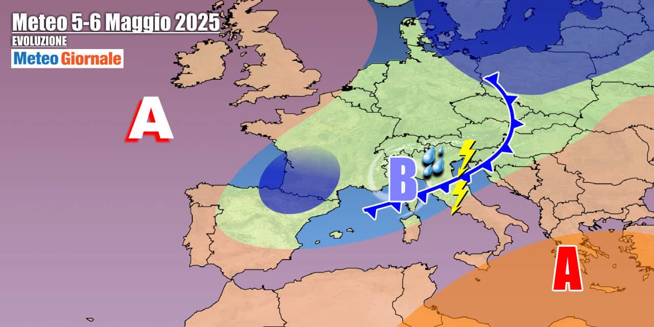 Meteo 7 Giorni: da Domenica prime piogge e temporali, sarà solo l’inizio