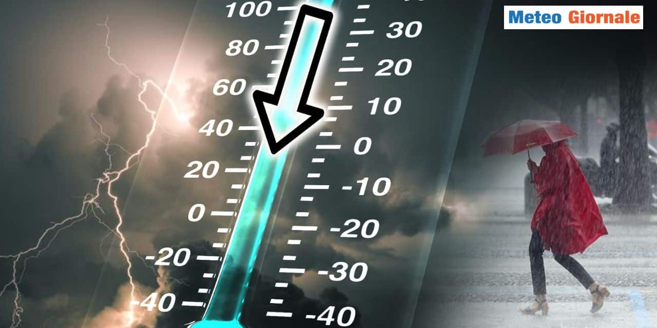Meteo: ciclone e crollo termico con nubifragi, ecco dove e quando