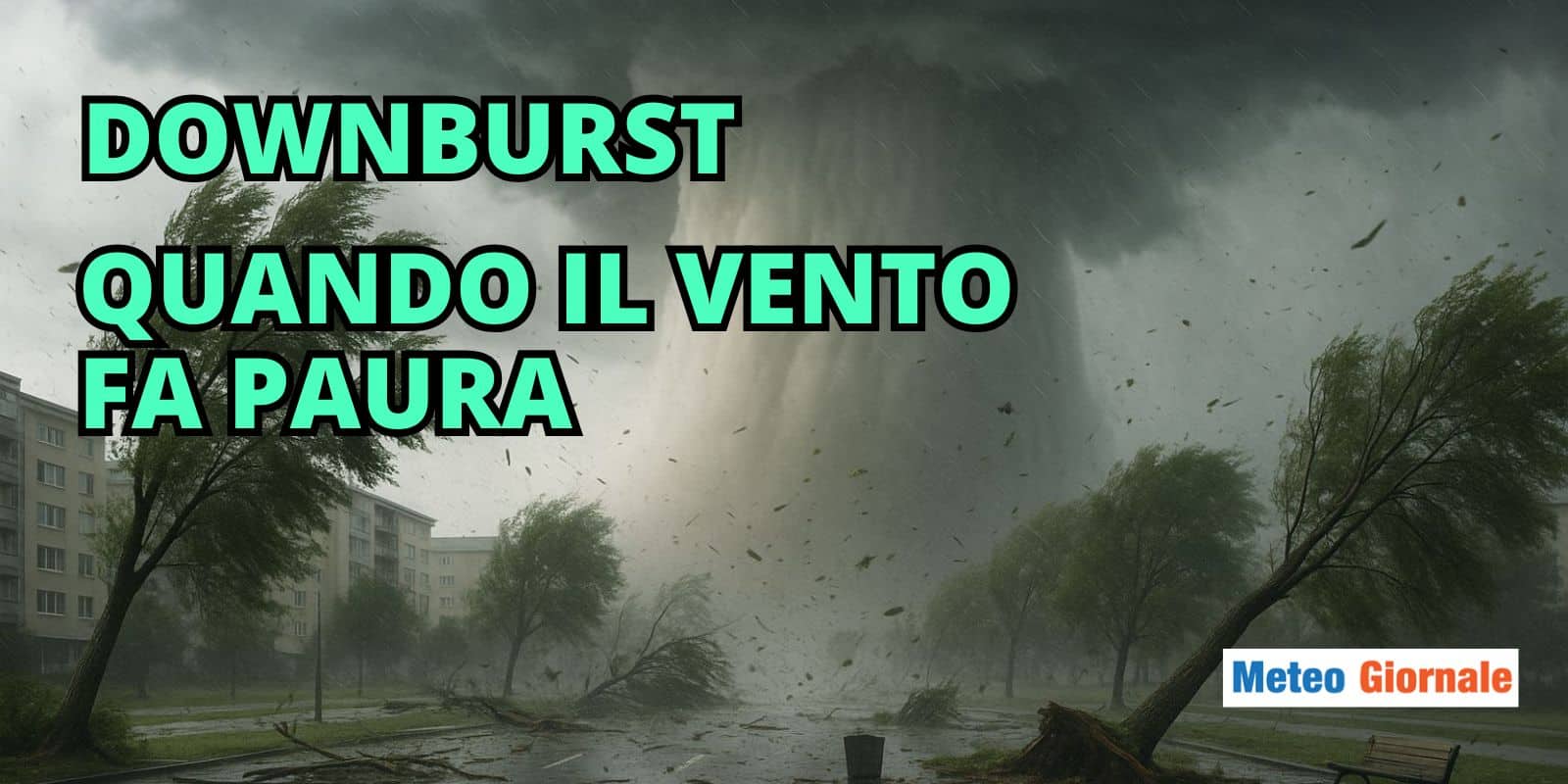 Meteo estremo: DOWNBURST, il lato oscuro dei temporali intensi, perché fa così paura