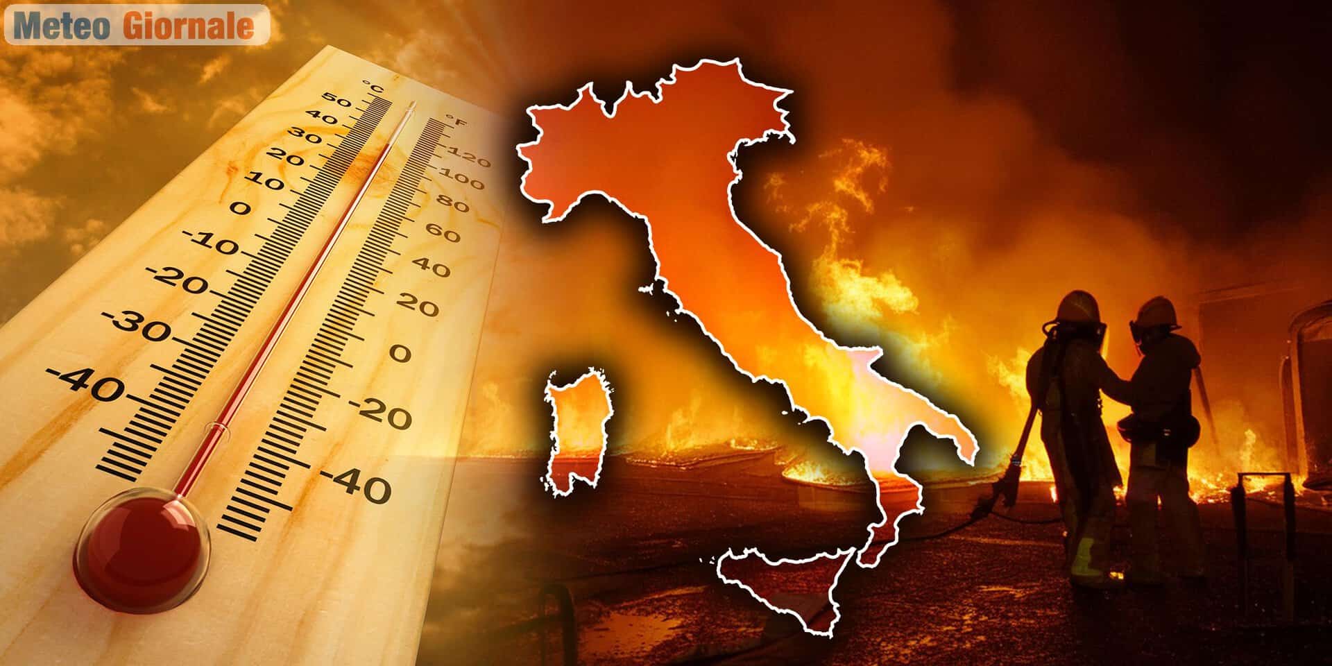 Meteo, sempre peggio: ecco le zone d’Italia dove l’Estate è diventata un Inferno