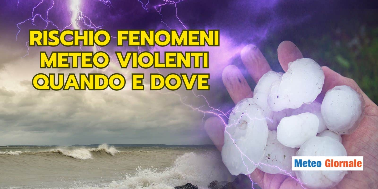 L’ira del Meteo: tra oggi e Martedì 6 Maggio rischio fenomeni violenti in queste zone