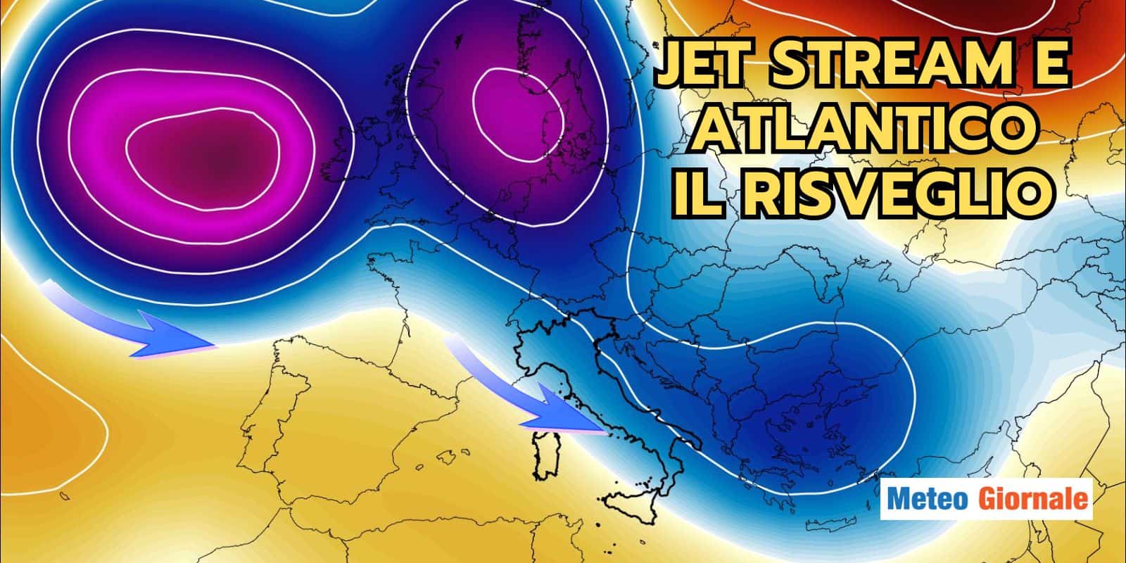 Meteo, grande cambiamento in vista: il Jet Stream si muove, ma l’Estate resta incerta