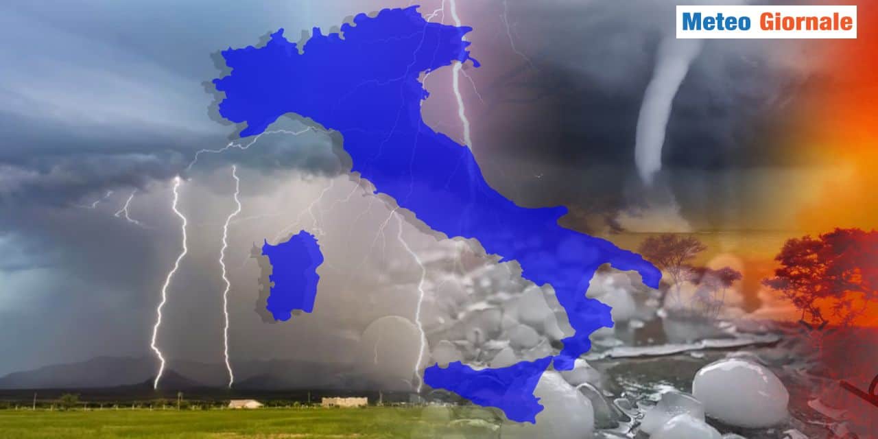 Parte d'Italia bersaglio del maltempo