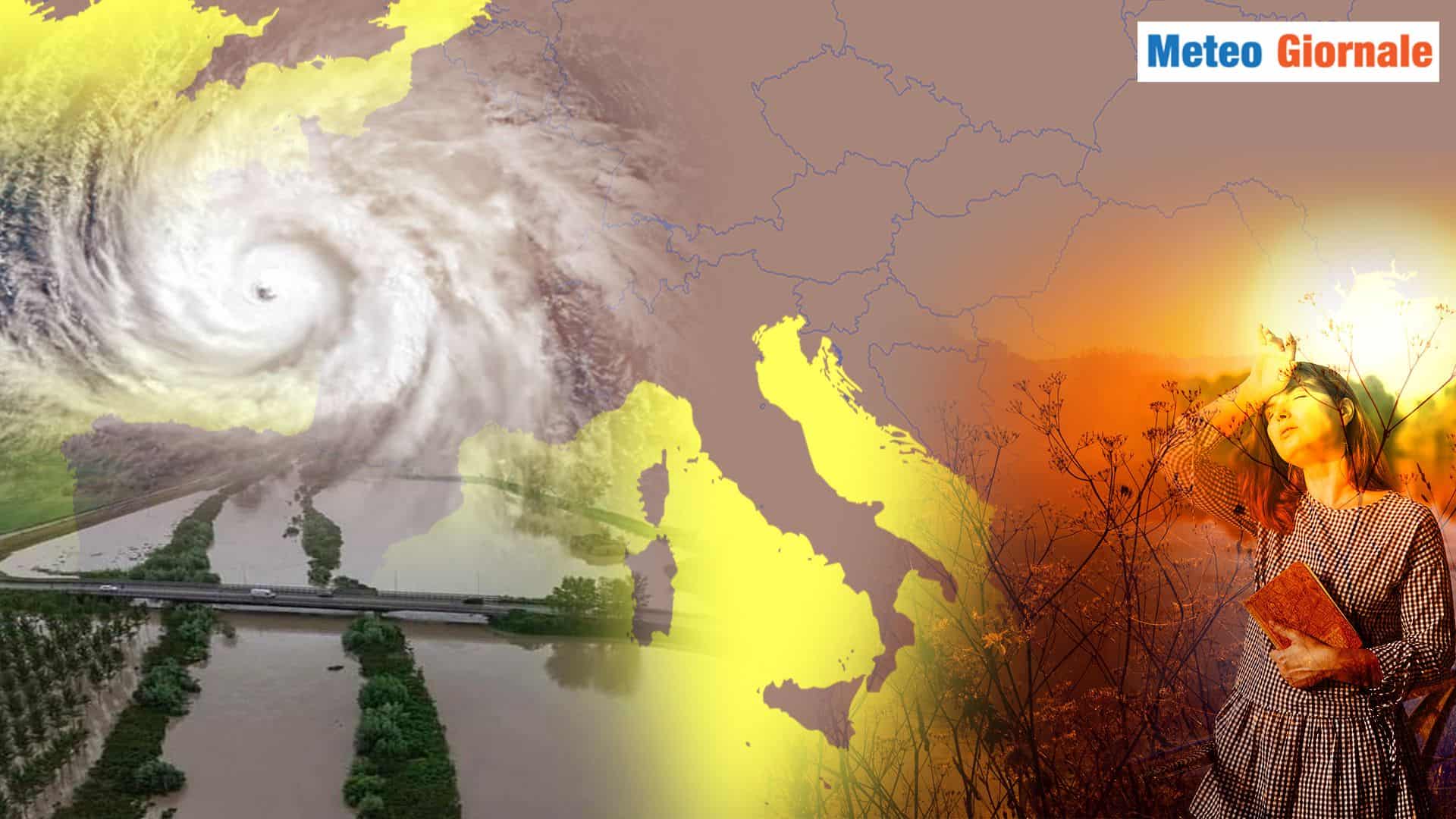 Sempre più CALDO, con fenomeni atmosferici sempre più violenti