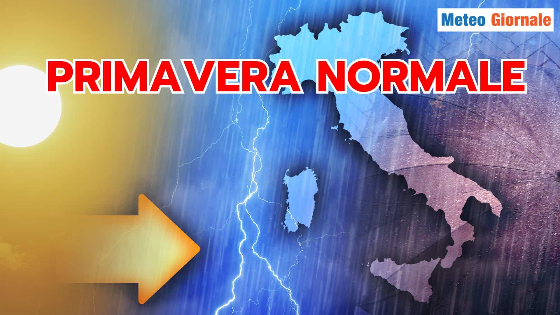 Ecco una PRIMAVERA dal Meteo “normale”, il CALDO atroce stuferà
