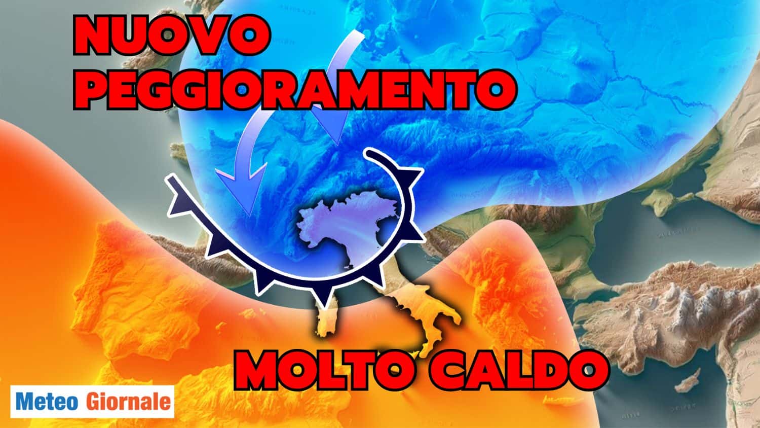 Avremo una settimana dal meteo stravagante: caldo esagerato, poi bufera