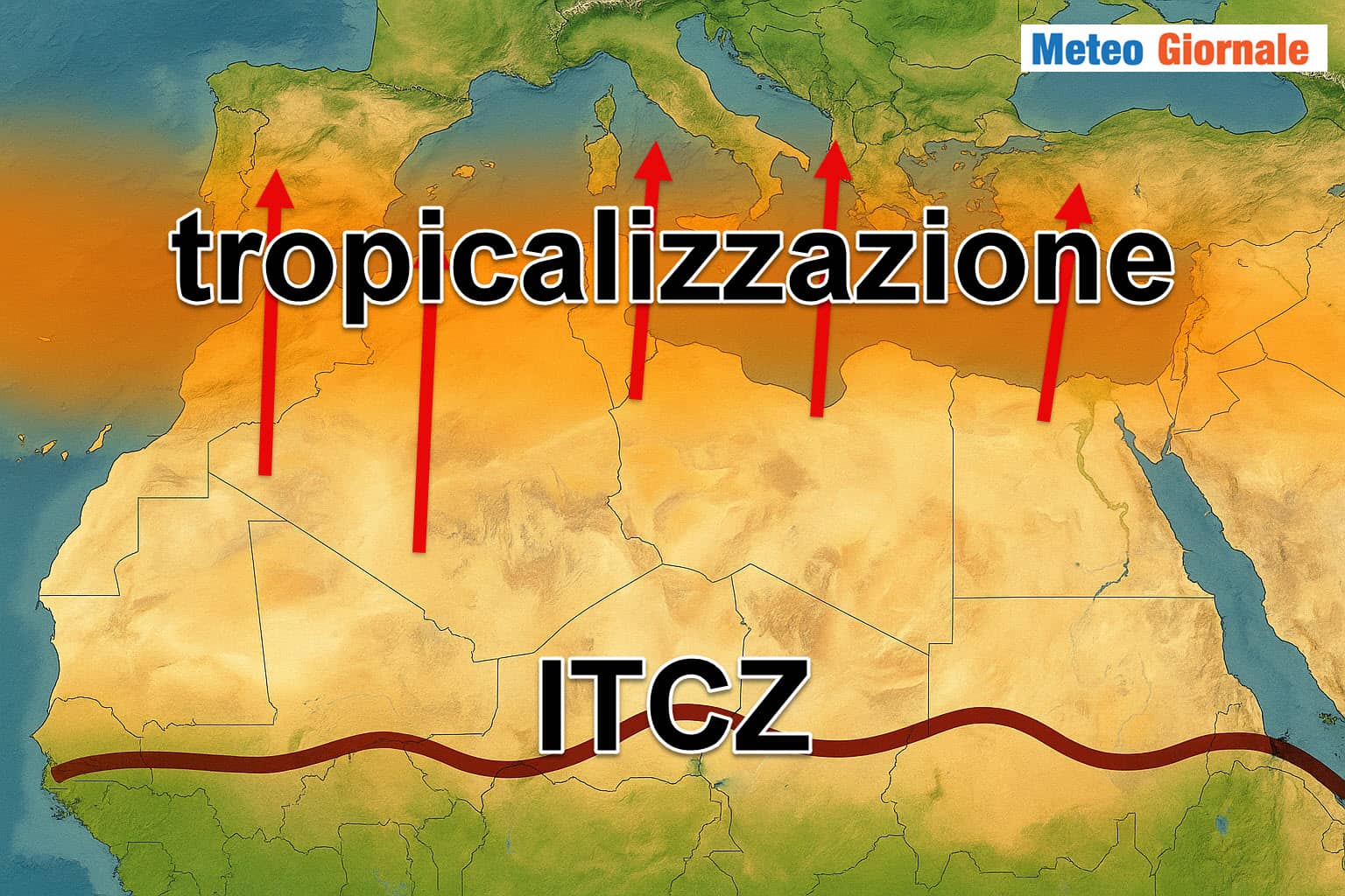 L’ITCZ si sta dilatando: cosa significa e perché preoccupa