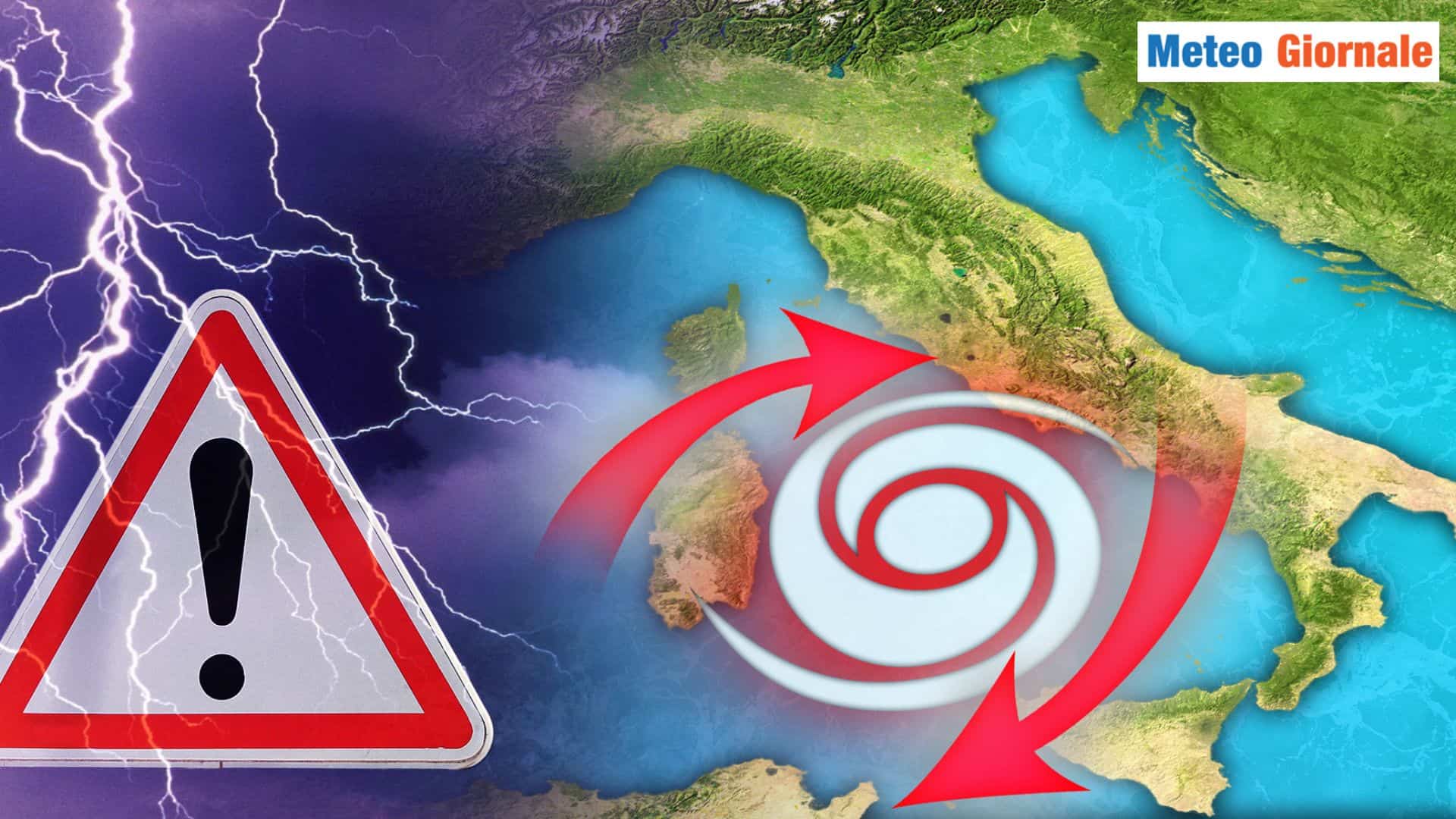 Settimana dal Meteo molto complicato causa CICLONE. Poi CALDO