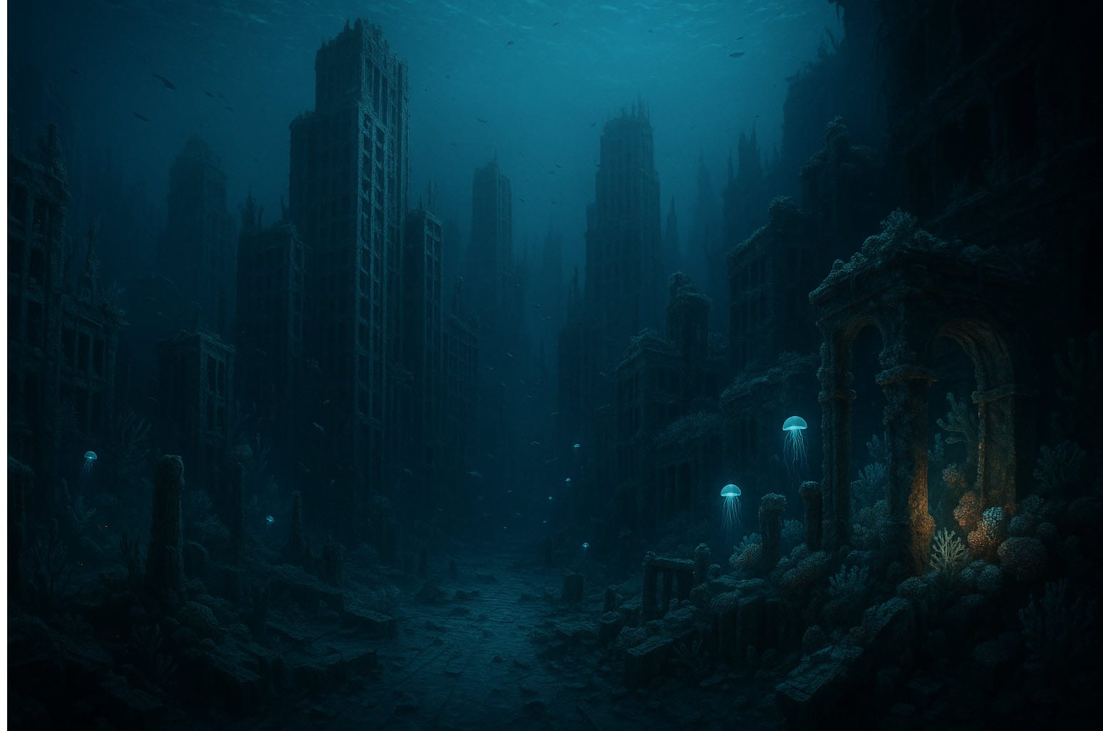 Una metropoli fantasma nell’Atlantico profondo