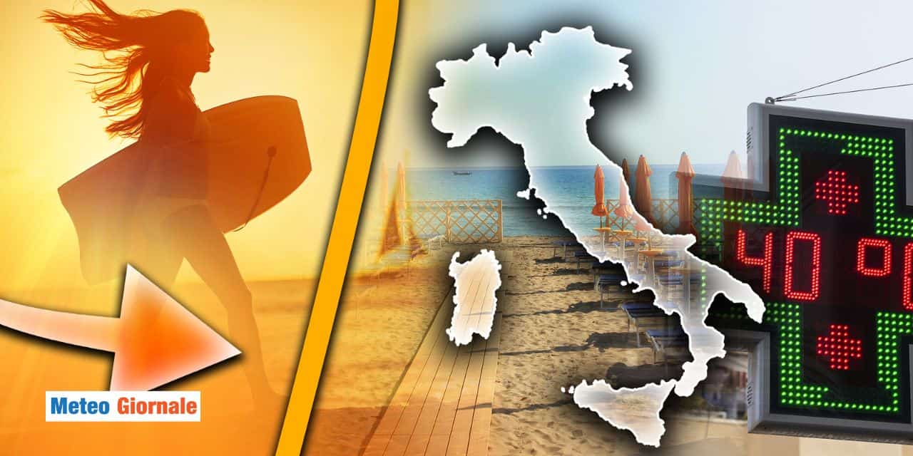 40 gradi caldo meteo 2506