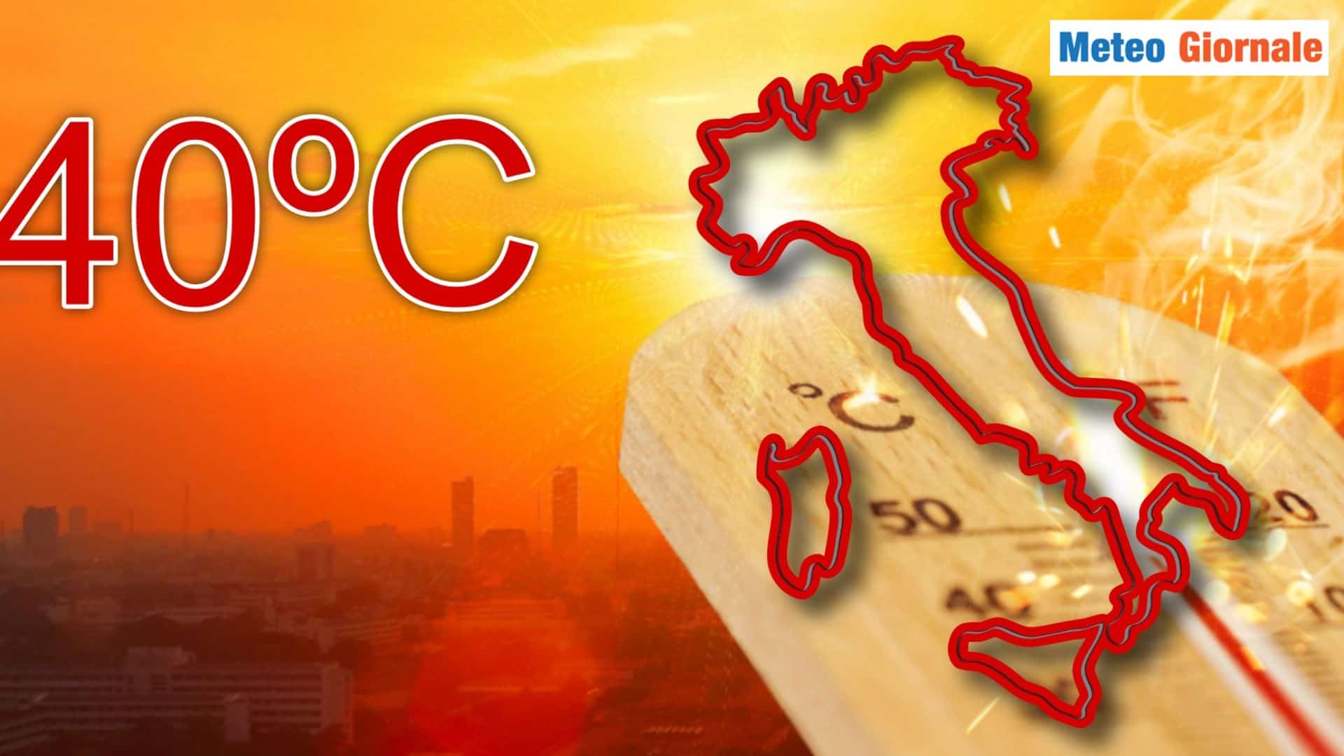 L’incubo Meteo del CALDO insopportabile, ci risiamo: oltre 40°C