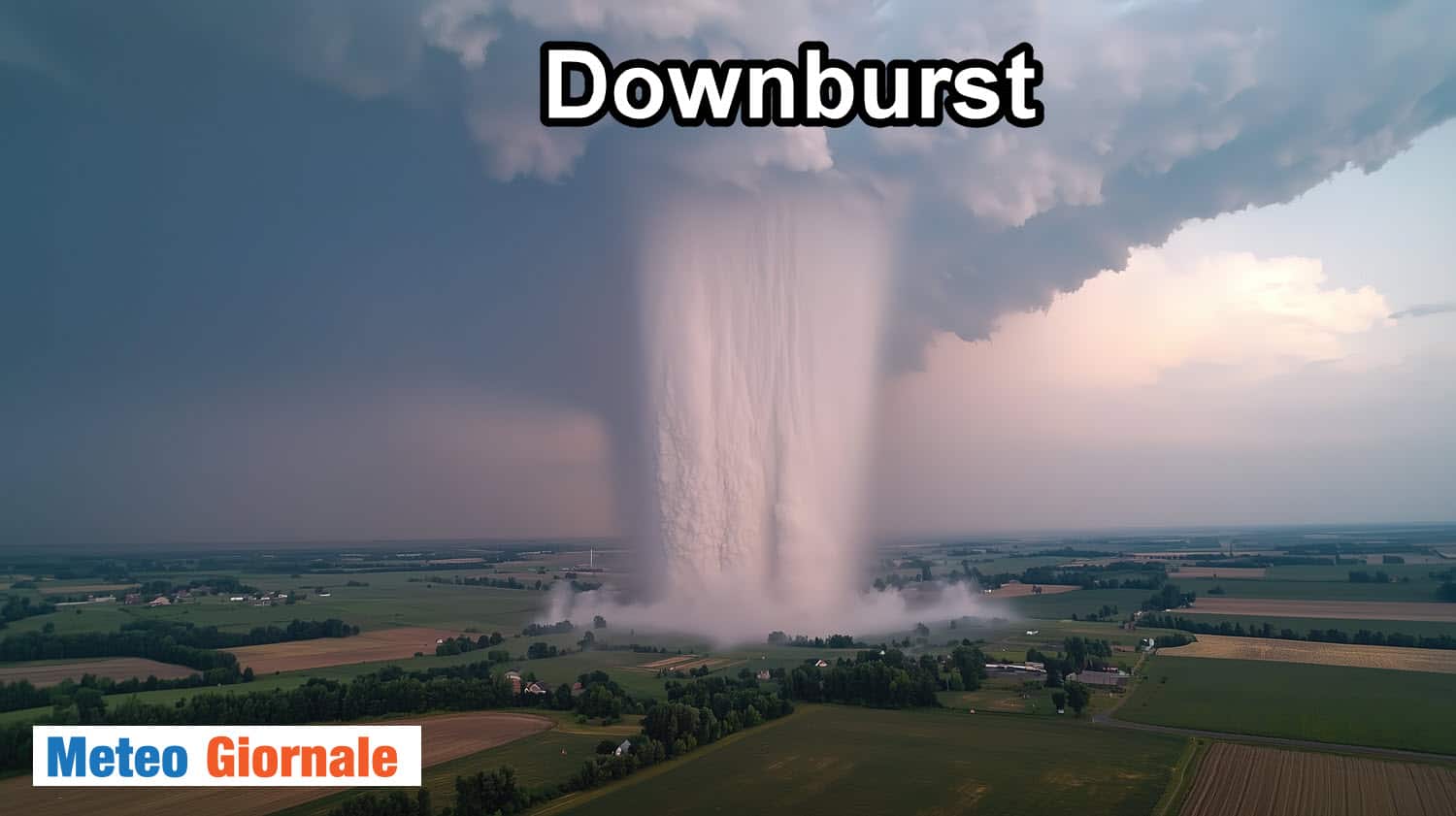 Meteo, Downburst, il temporale con vento che sembra un Tornado