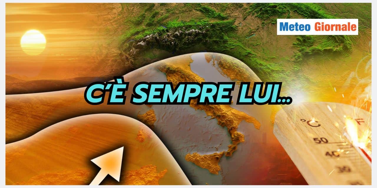Anticiclone africano a bomba, meteo che incute timori