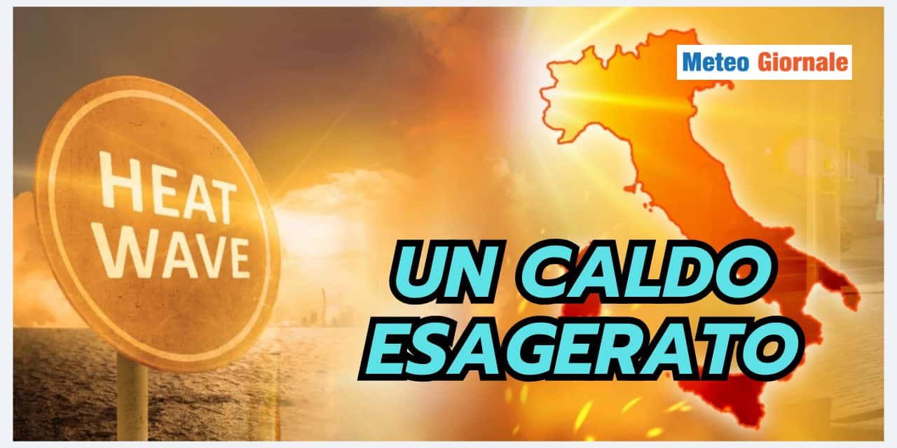 Caldo esagerato per giorni, Luglio inizia con un meteo bollente