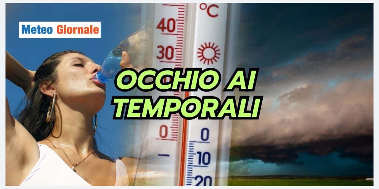 Blitz temporalesco nel meteo di queste date