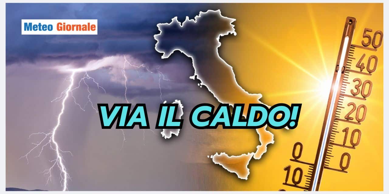 Meteo: rinfrescata a suon di fenomeni violenti