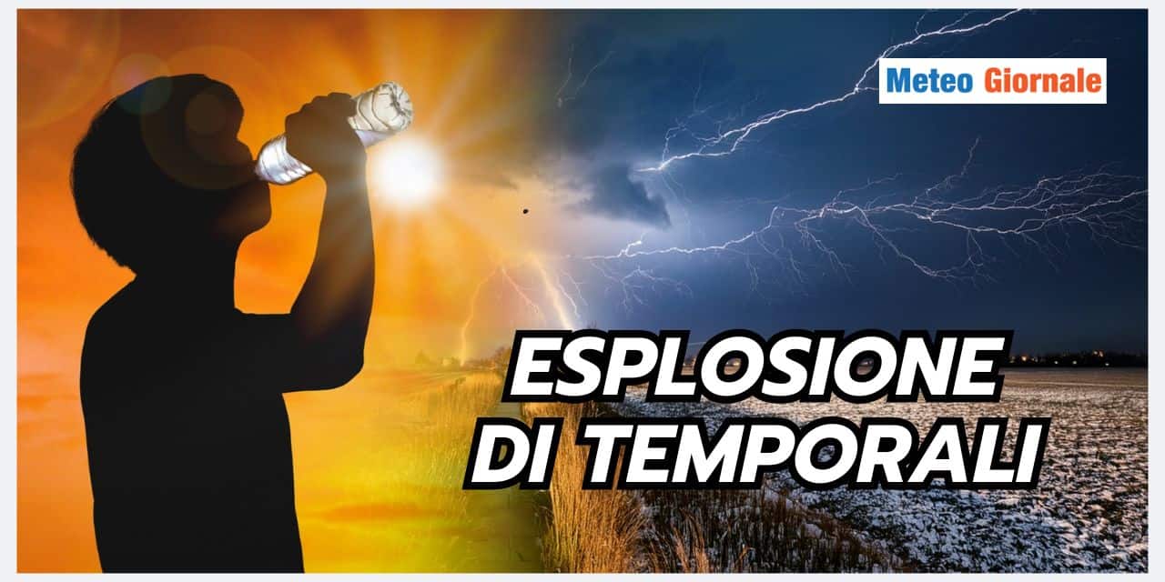 Meteo: miccia esplosiva su queste Regioni