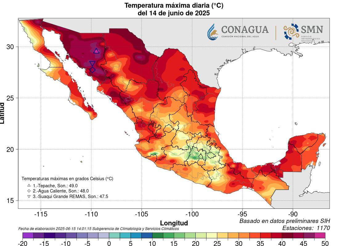 Messico stordito da un caldo storico a 50 gradi. Valori assurdi anche a 2000 metri