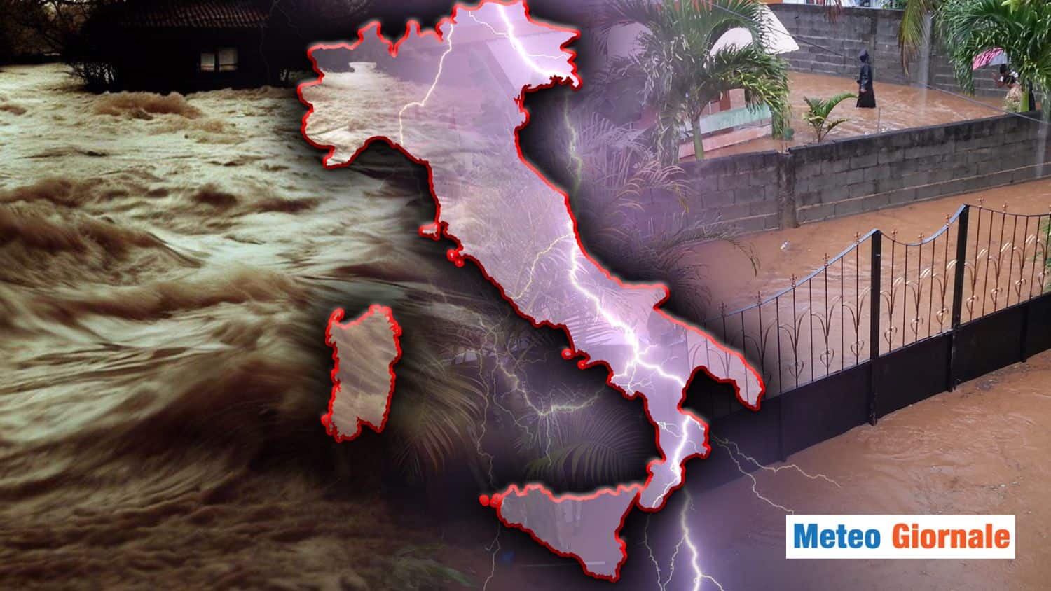 Meteo: Pericolo violento! Rischio Grandine, Nubifragi e Downburst