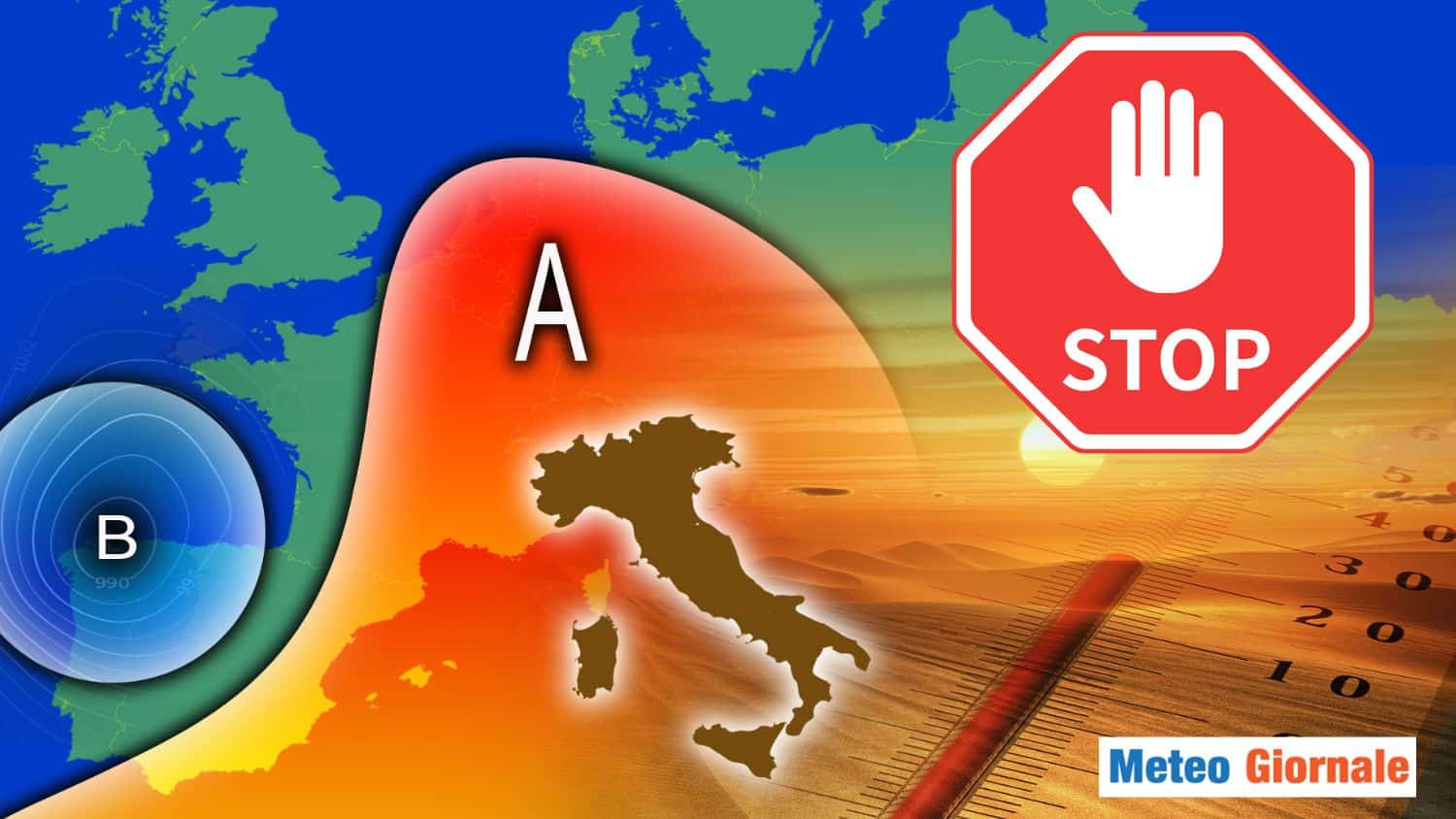 STOP Caldo Meteo? Macché! Weekend di fuoco, Italia al tappeto