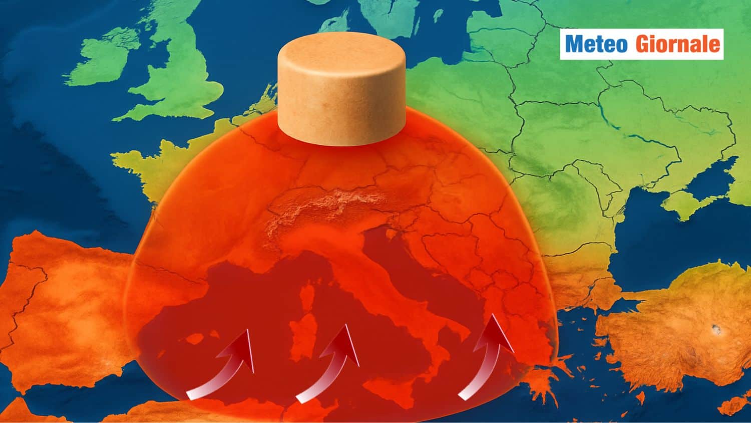 Meteo, attenzione: un enorme TAPPO rovente cuocerà l’Italia