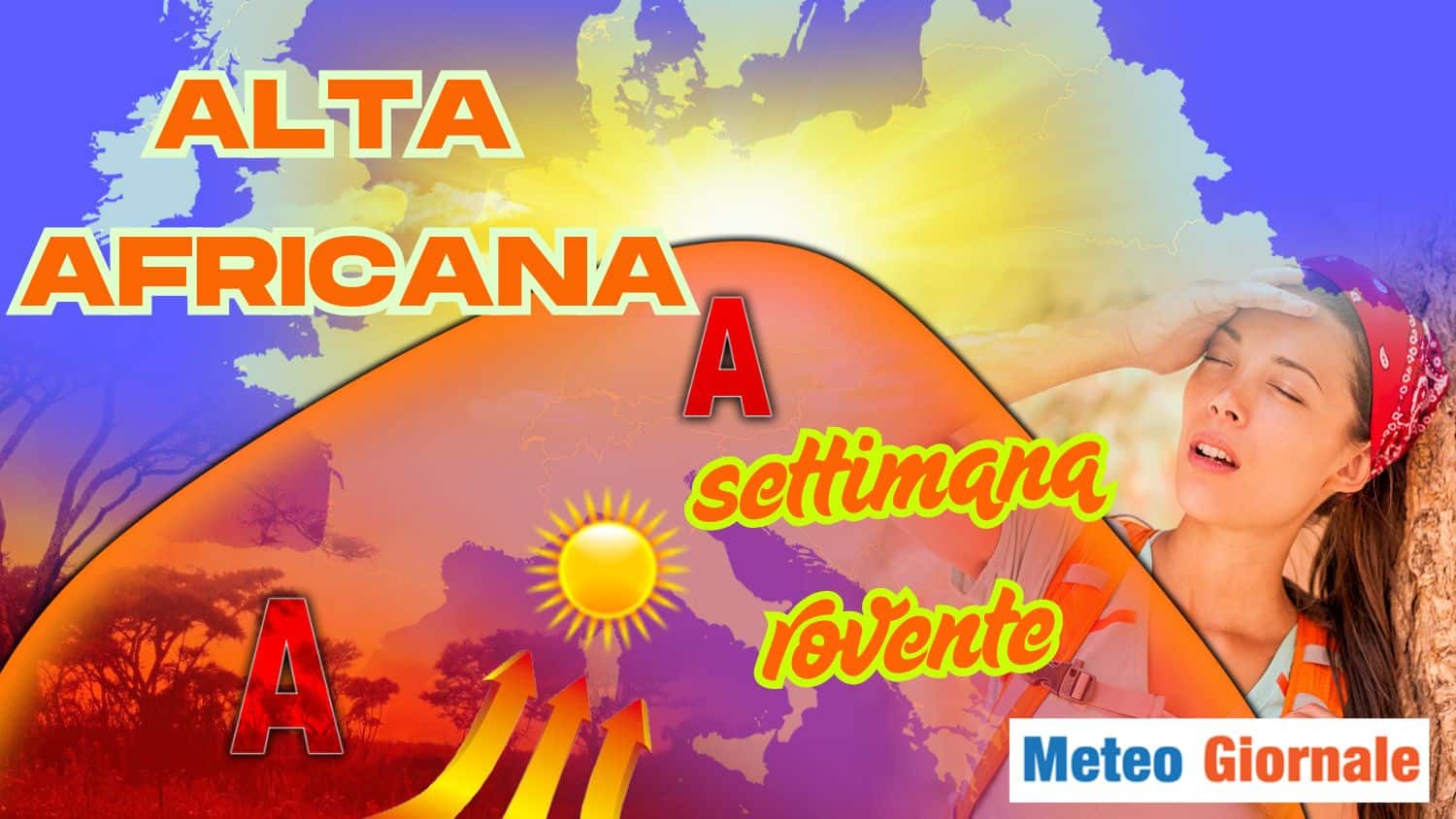 Settimana di fuoco in vista: fino a 40/41°. Ecco tutti i dettagli