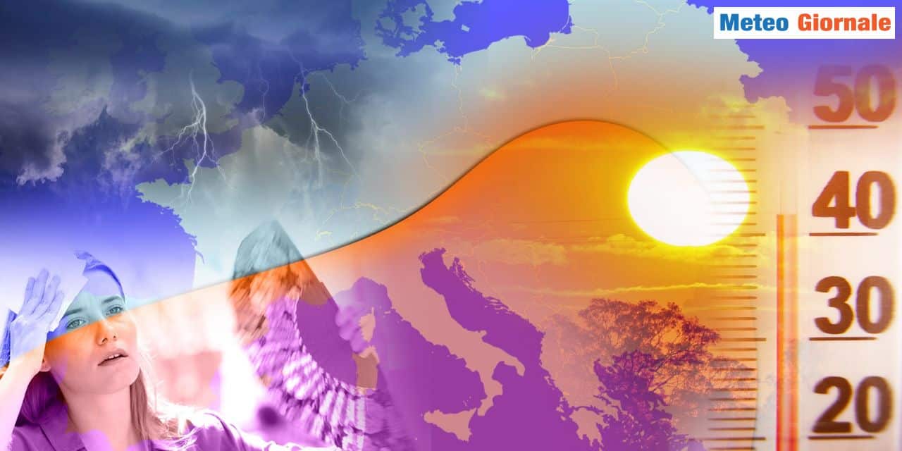 Meteo: caldo fino a 40 gradi, prima della svolta d’inizio settimana