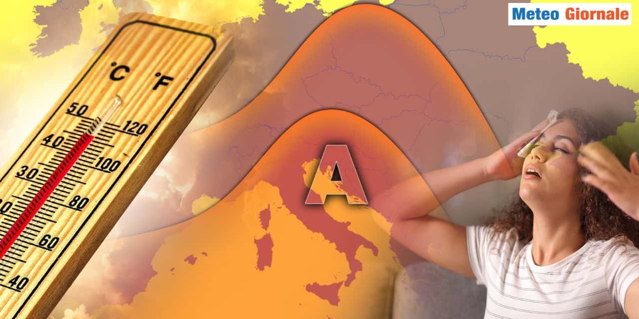Meteo: caldo atroce non stop, dai 40 ai 45 gradi entro fine Giugno