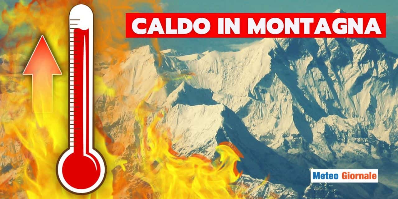 caldo montagna meteo 2506