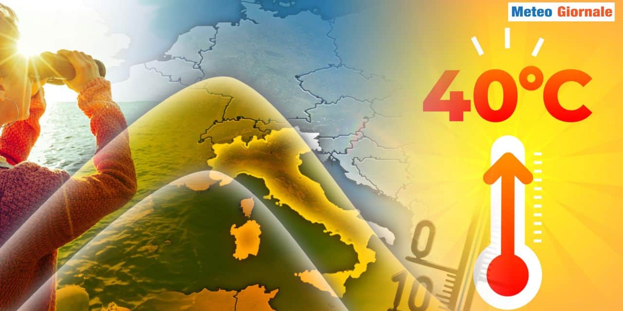 Caldo che proseguirà anche nella nuova settimana