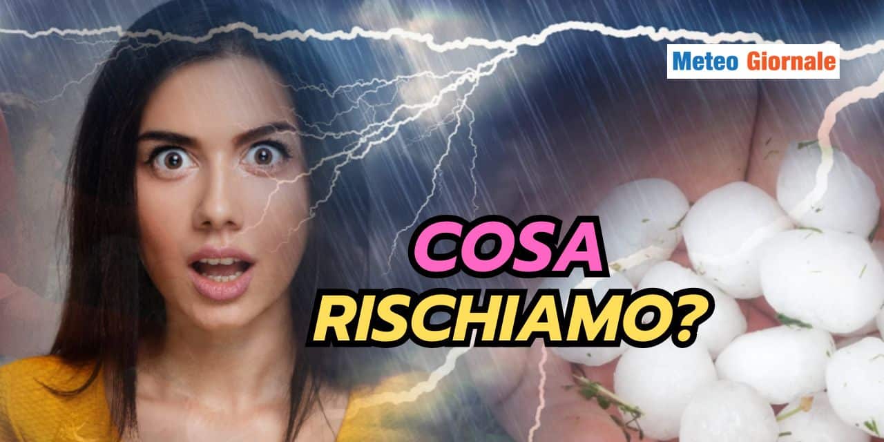 Alcune zone d’Italia rischiano meteo con alluvioni e grandine
