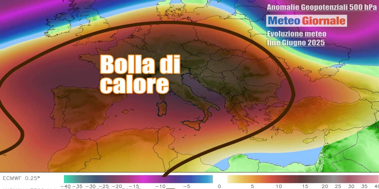 Super caldo la prossima settimana