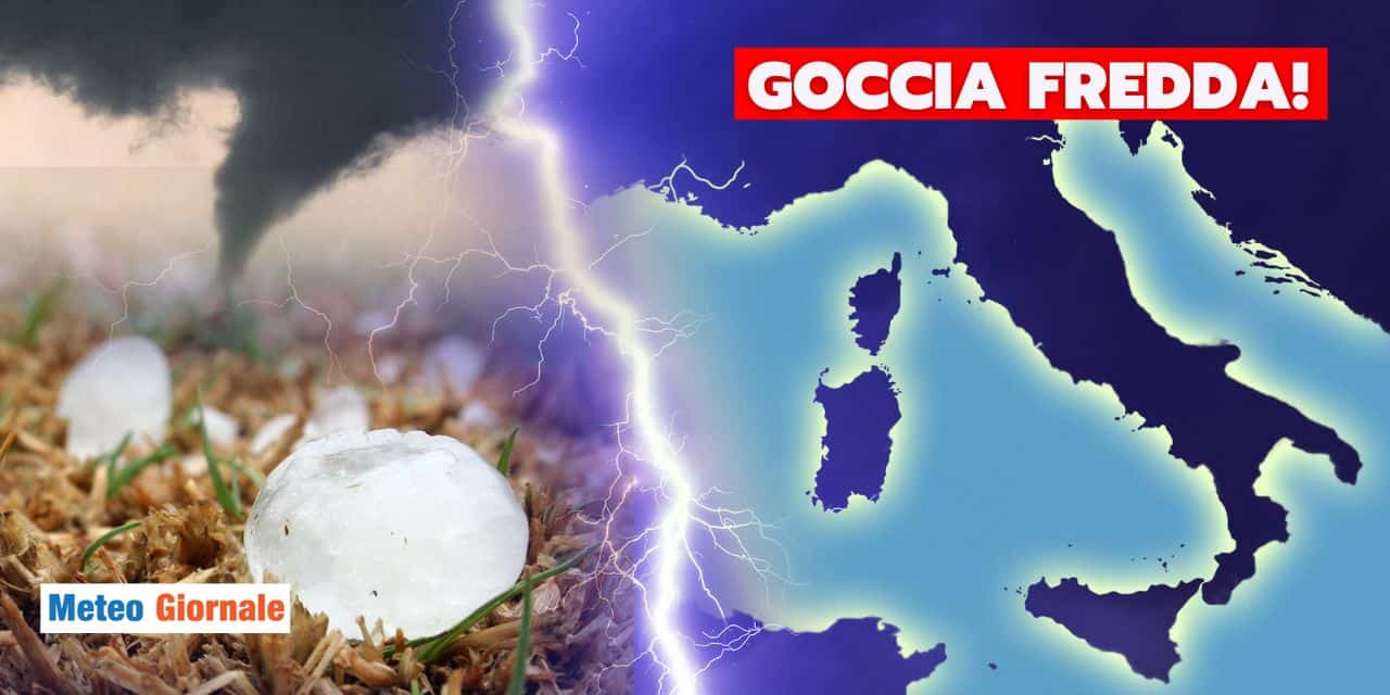 Meteo: super maltempo, nucleo FREDDO pieno di temporali su queste regioni