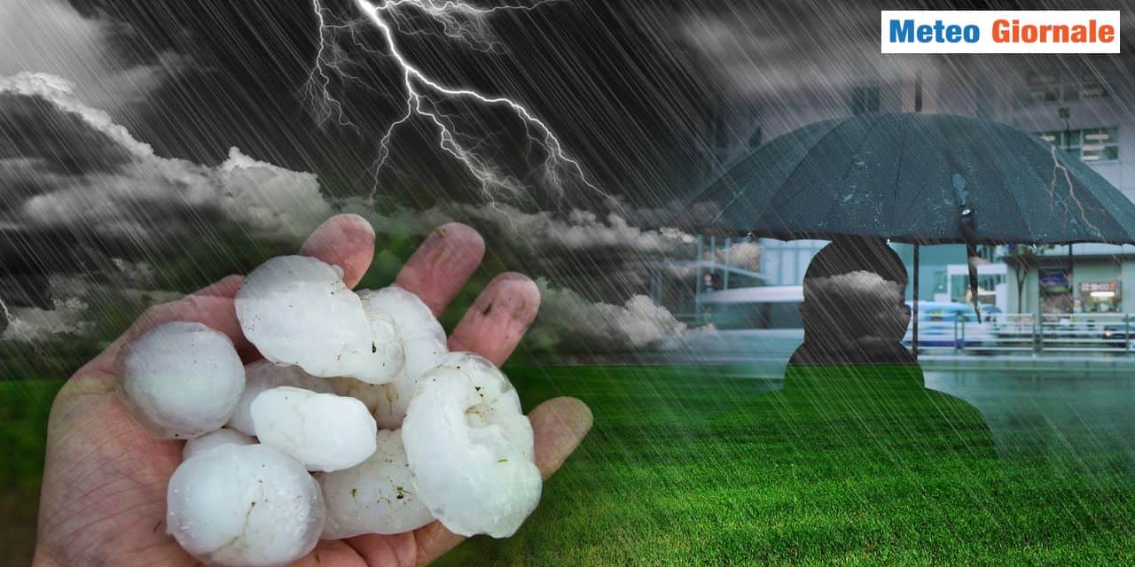 Meteo: grandine devastante, il rischio aumenta