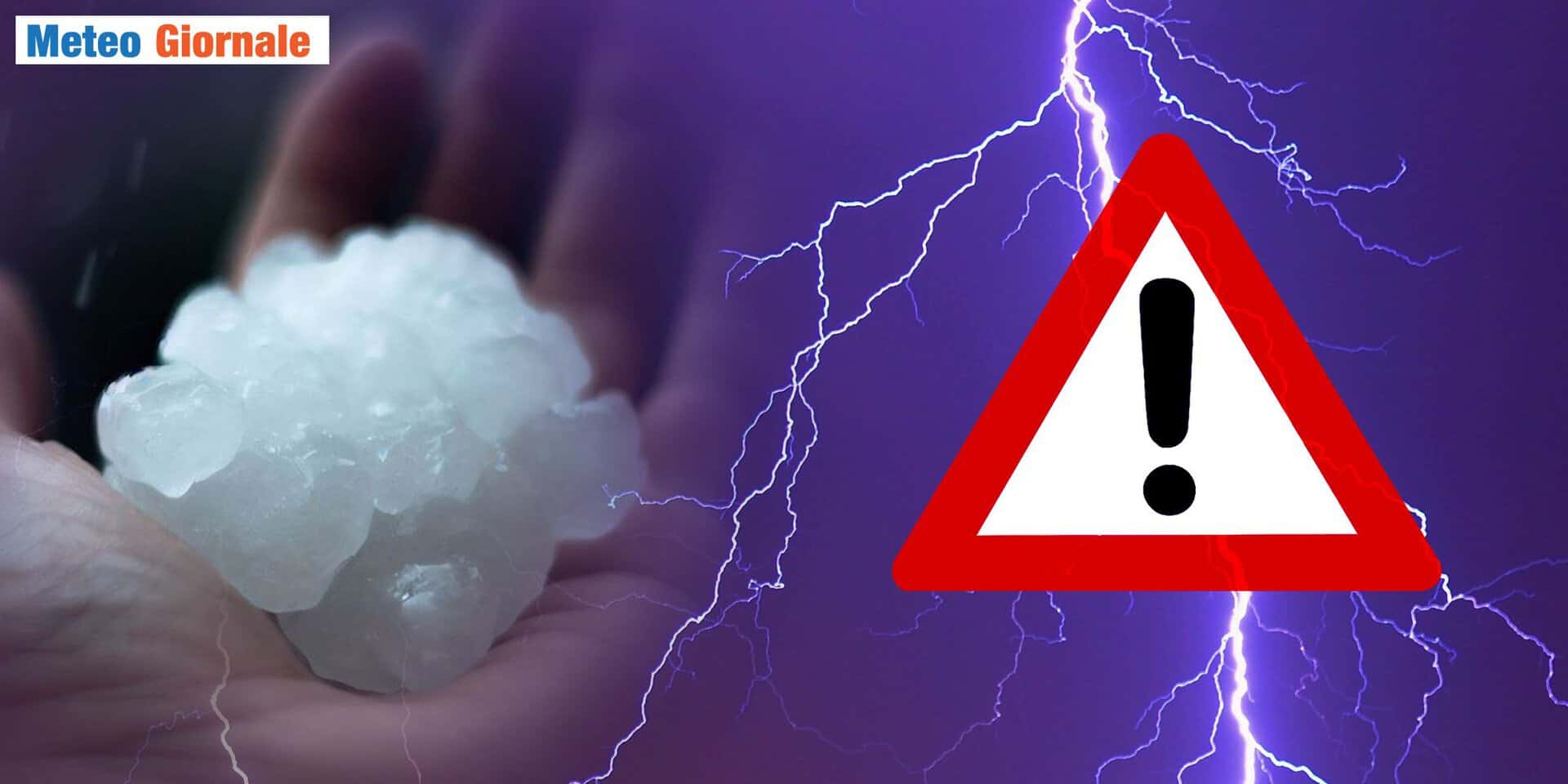 Un REFRIGERIO che farà danni. Grandine in varie località e vento